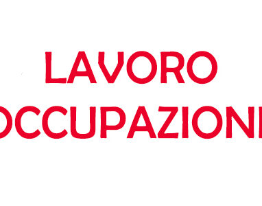 LAVORO E OCCUPAZIONE